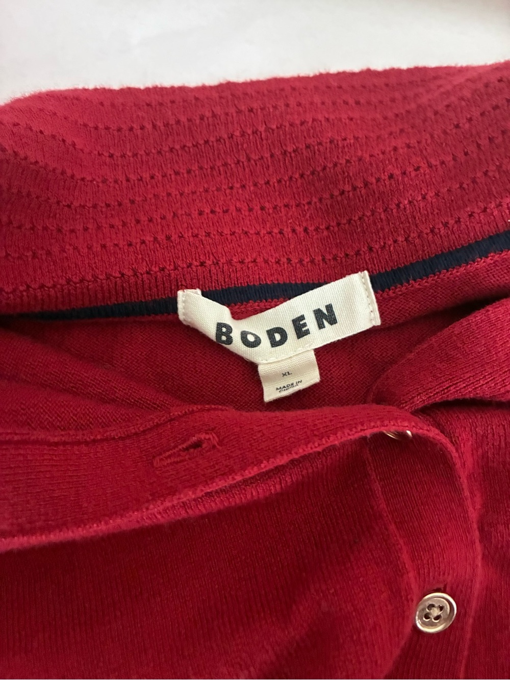 Boden red cardigan - Picture 7 of 8